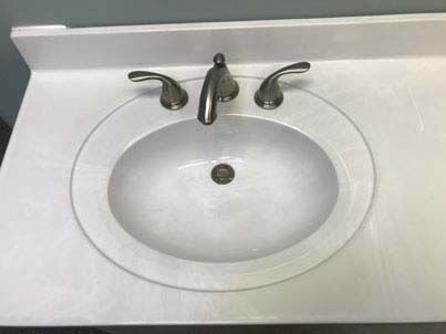 Designer oval shaped vanity sink