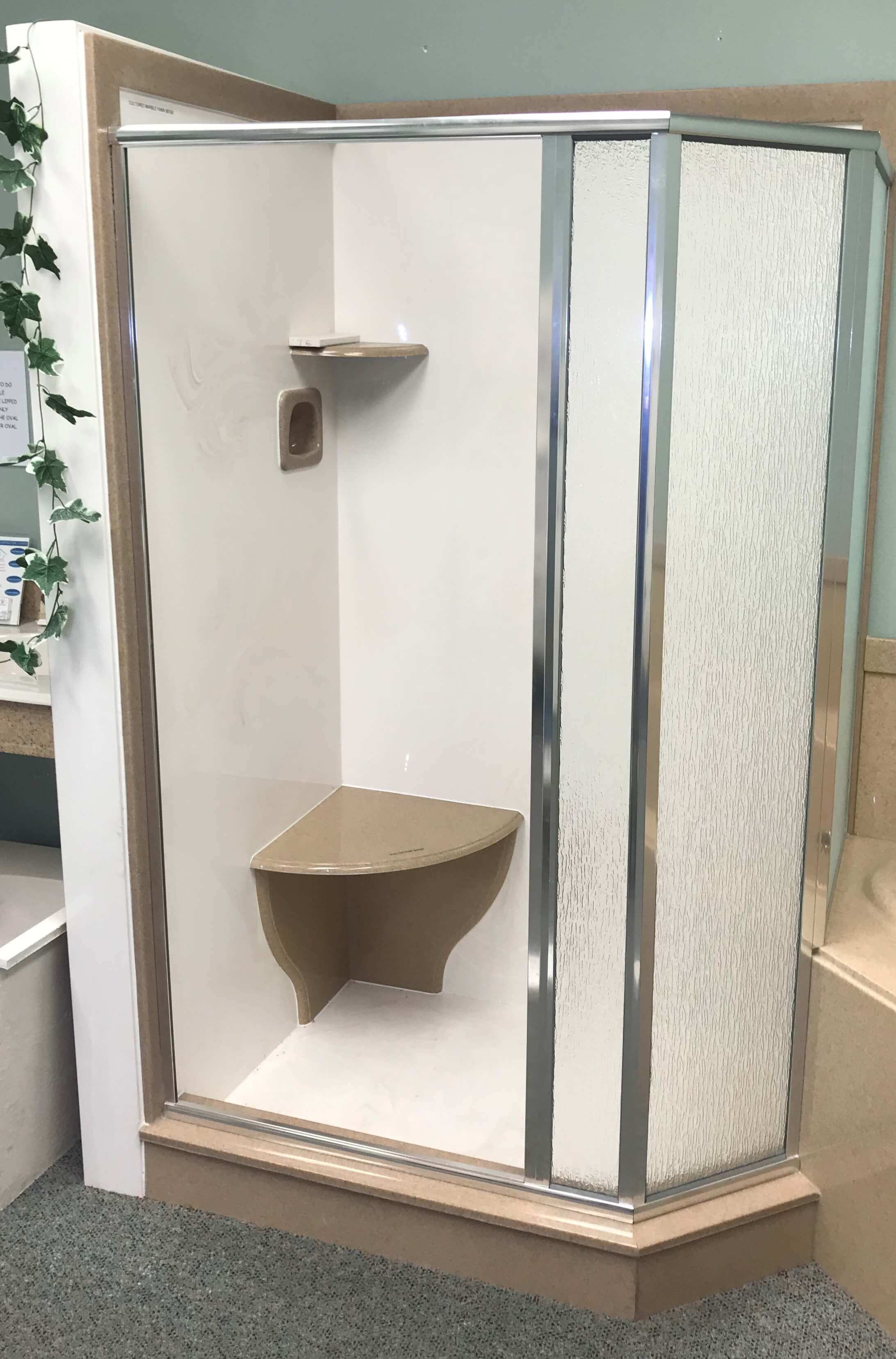 corner shower