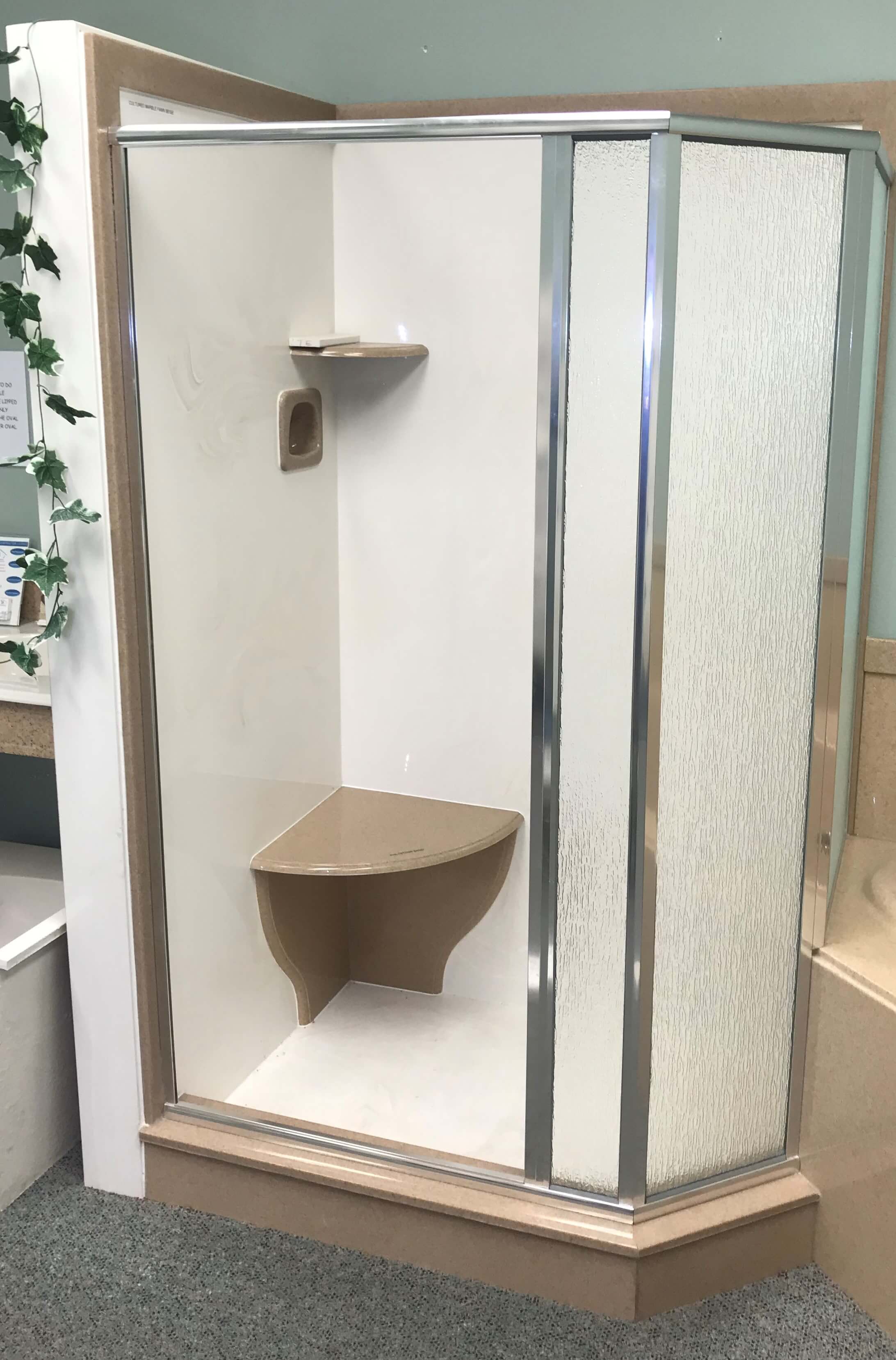 corner shower