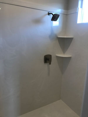 half shower